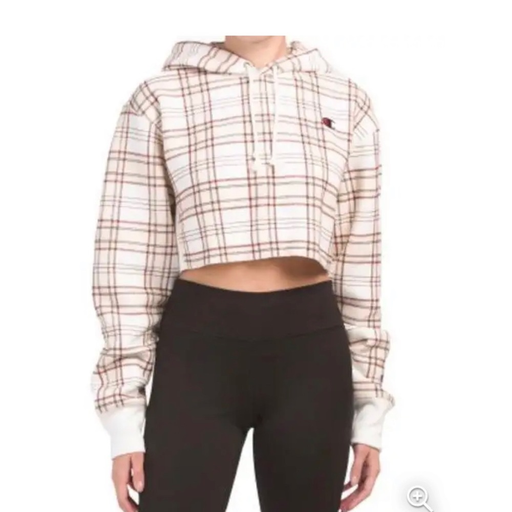 champion cropped hoodie